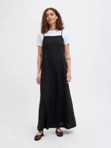 JJXX JXBREEZE SUMMER SL LONG DRESS WVN | BLACK