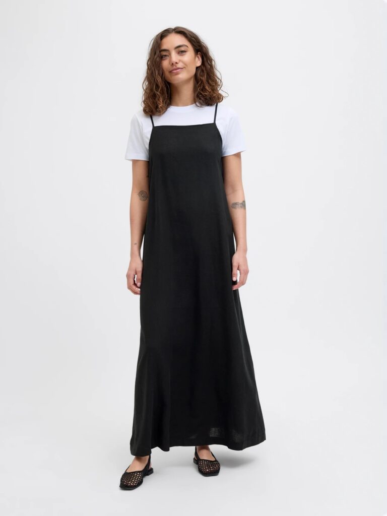 JJXX JXBREEZE SUMMER SL LONG DRESS WVN | BLACK