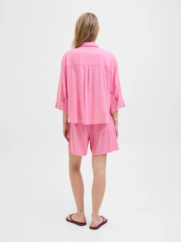 JJXX JXBREEZE SUMMER KIMONO 3/4 SHIRT WVN | PINK