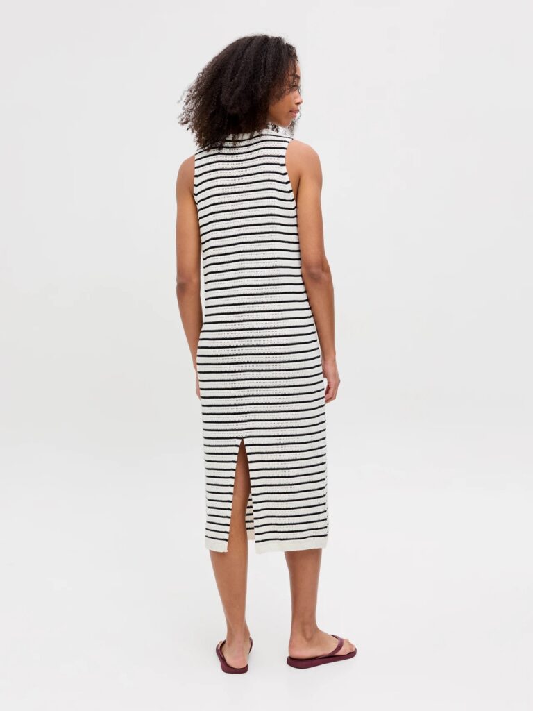 JJXX JXZUSANNAH DRESS KNIT | BLACK & WHITE