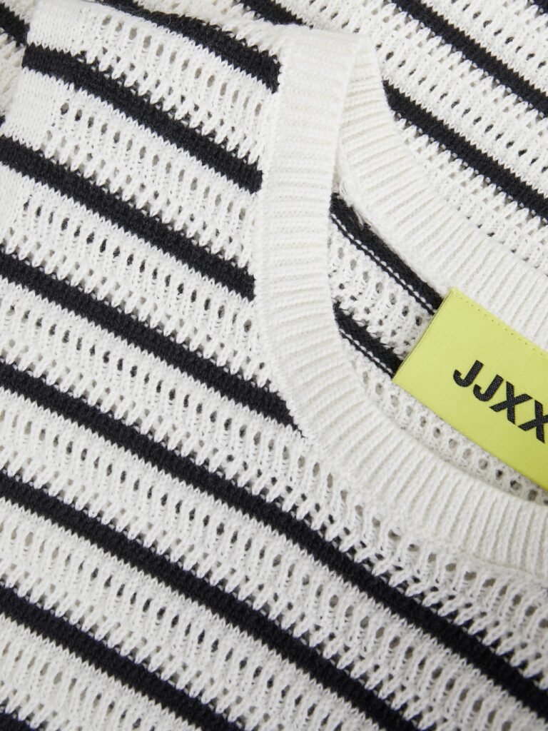 JJXX JXZUSANNAH DRESS KNIT | BLACK & WHITE