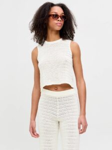 JJXX JXZUSANNAH TOP KNIT | OFF WHITE