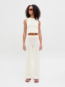 JJXX JXZUSANNAH TOP KNIT | OFF WHITE