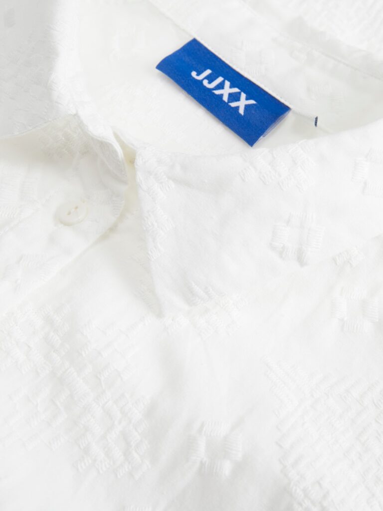JJXX JXMIKA BRODERIE SS SHIRT WVN | WHITE