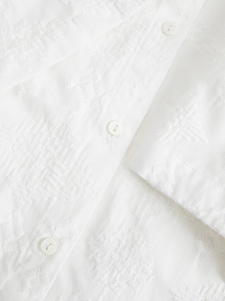 JJXX JXMIKA BRODERIE SS SHIRT WVN | WHITE