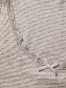 JJXX JXFAME STR LACE TOP JRS | GREY