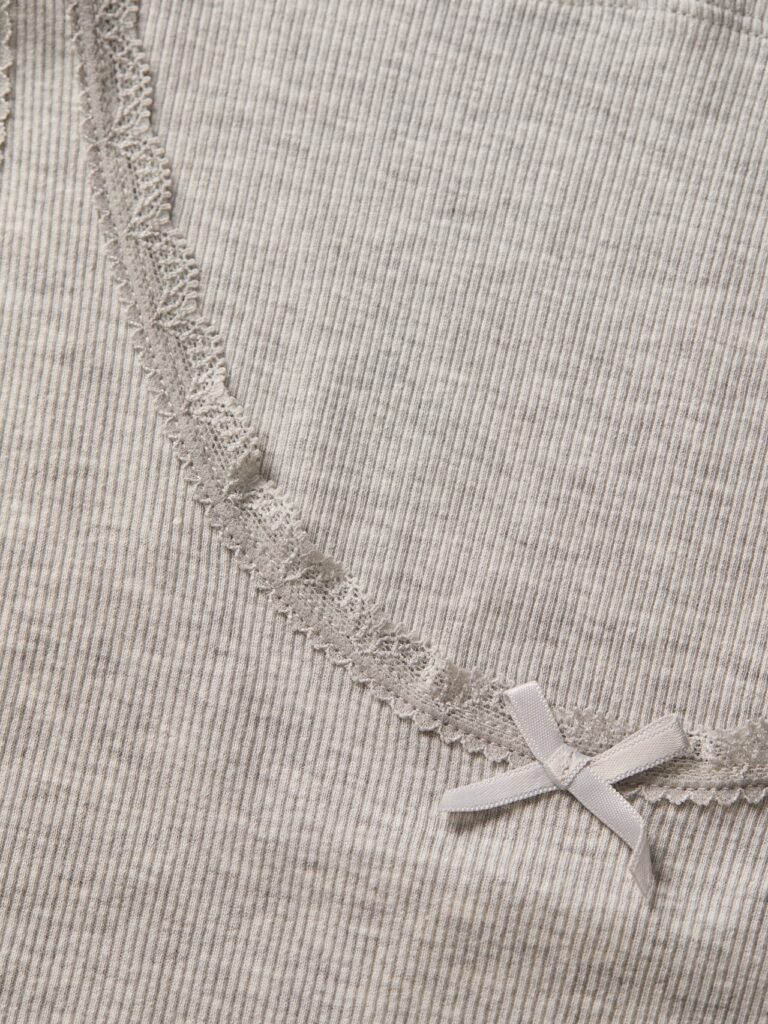 JJXX JXFAME STR LACE TOP JRS | GREY