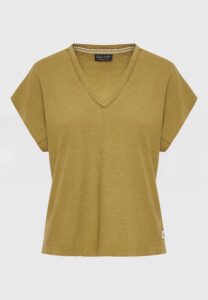 FUNKY BUDDHA ΓΥΝΑΙΚΕΊΑ ΜΠΛΟΎΖΑ ΚΟΝΤΌ ΜΑΝΊΚΙ BASIC | OLIVE