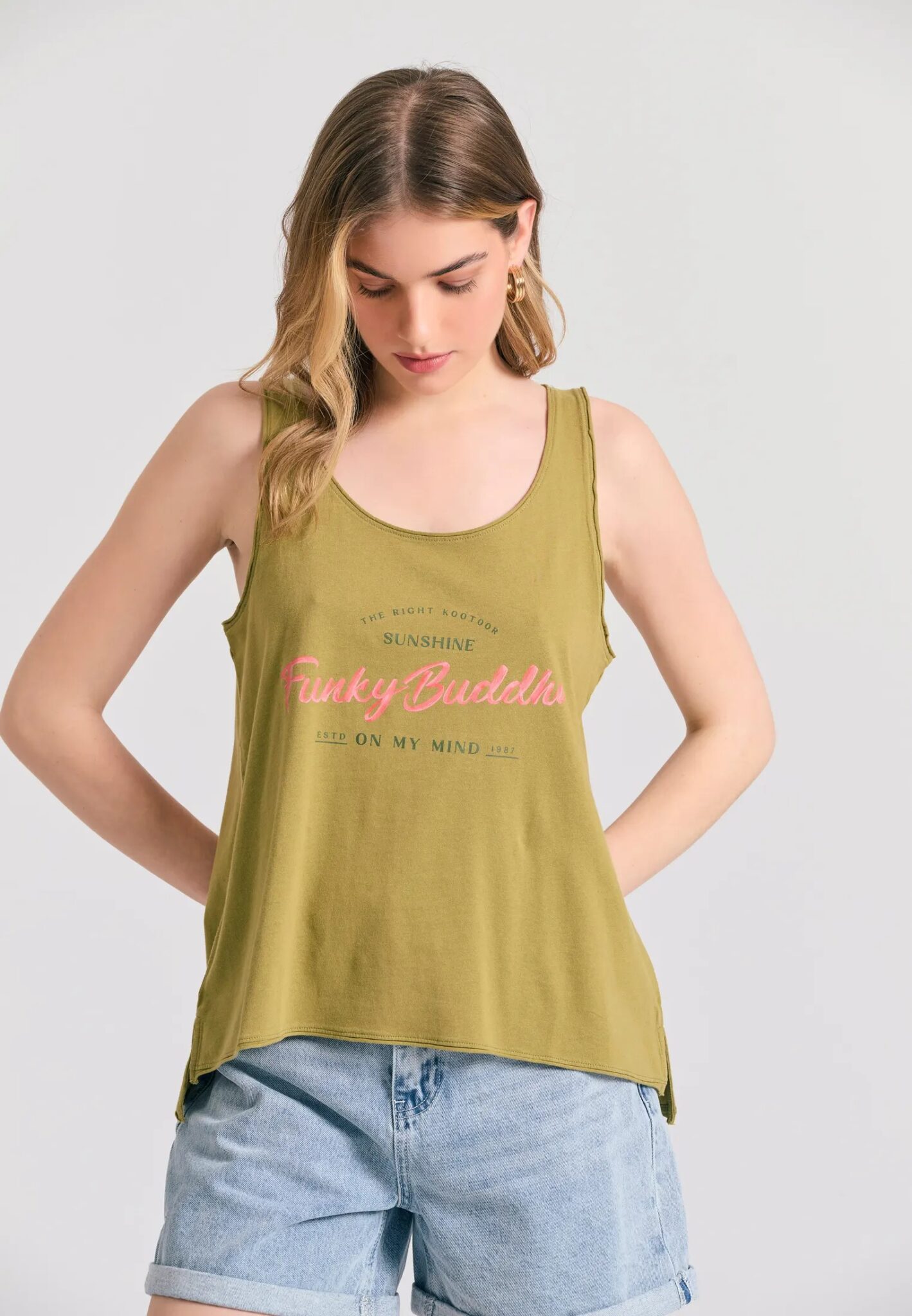 FUNKY BUDDHA ΓΥΝΑΙΚΕΊΑ ΜΠΛΟΎΖΑ ΑΜΆΝΙΚΗ | OLIVE
