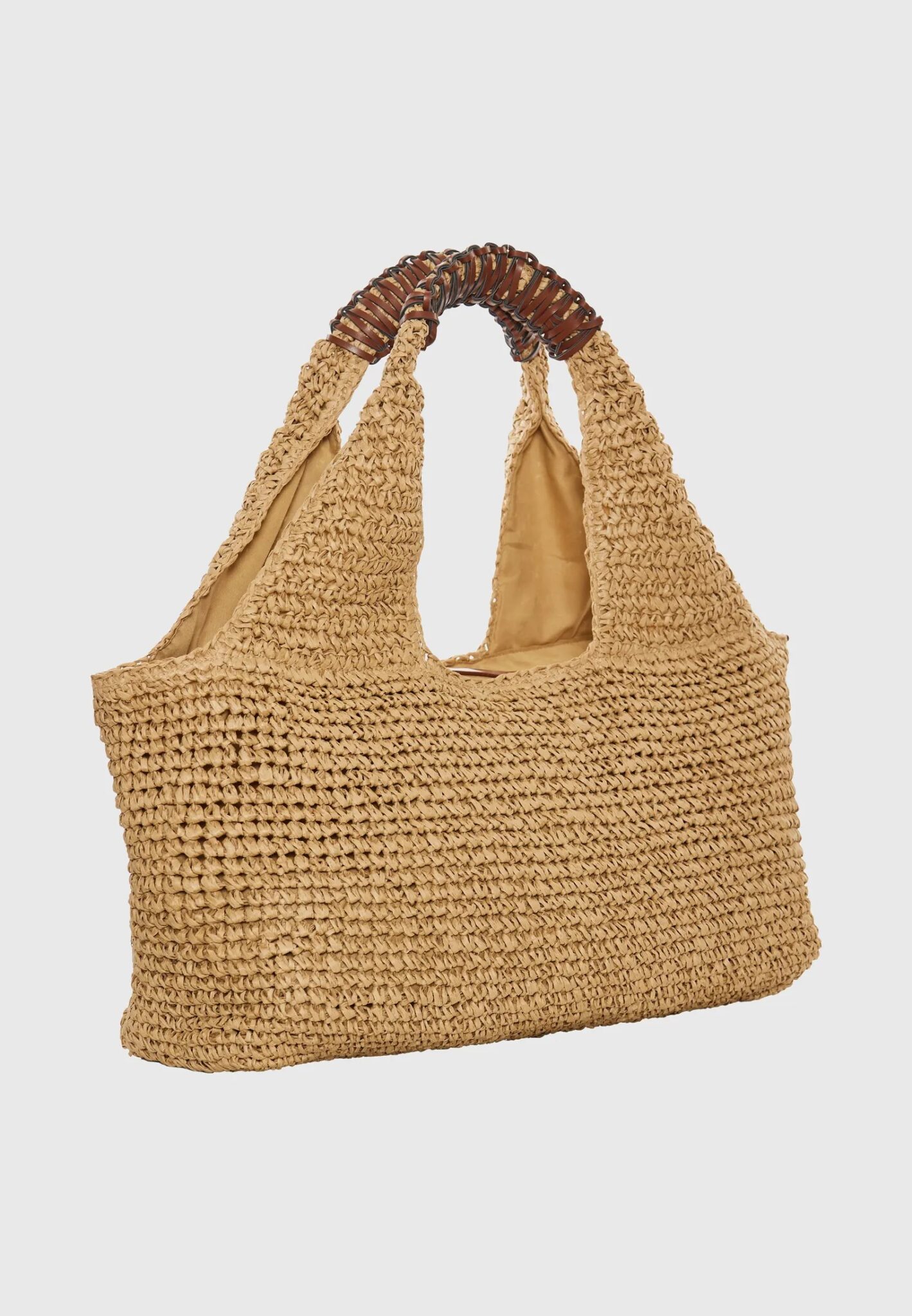 SUPERDRY D2 SDNA LEATHER LUXE TOTE ΤΣΑΝΤΑ ΓΥΝΑΙΚΕΙΟ | LIGHT BROWN