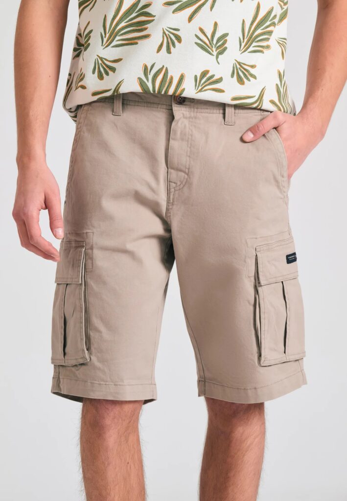 FUNKY BUDDHA ΑΝΔΡΙΚΉ ΒΕΡΜΟΎΔΑ CARGO | GREY