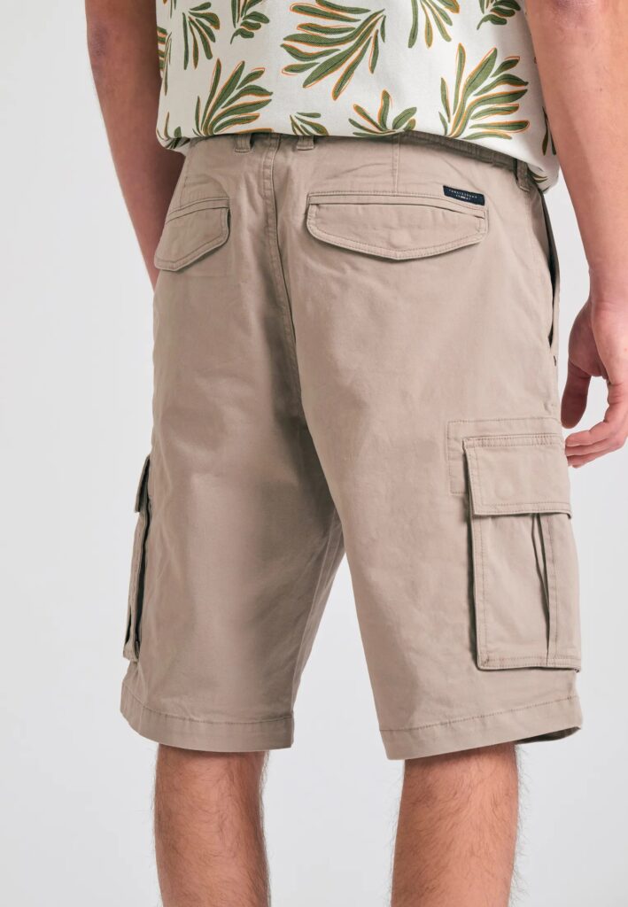 FUNKY BUDDHA ΑΝΔΡΙΚΉ ΒΕΡΜΟΎΔΑ CARGO | GREY