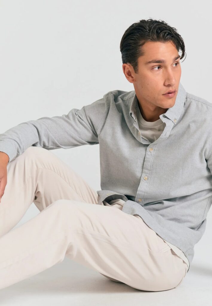 FUNKY BUDDHA ΑΝΔΡΙΚΌ ΠΑΝΤΕΛΌΝΙ CHINO | LIGHT GREY