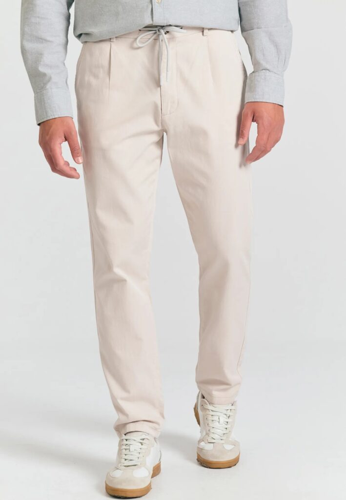 FUNKY BUDDHA ΑΝΔΡΙΚΌ ΠΑΝΤΕΛΌΝΙ CHINO | LIGHT GREY