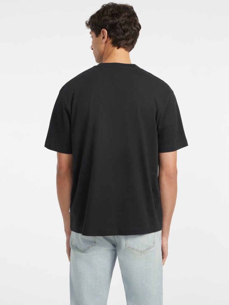 GUESS JEANS GJ SS CN OS LOGO EMB TEE ΜΠΛΟΥΖΑ ΑΝΔΡΙΚΟ | BLACK