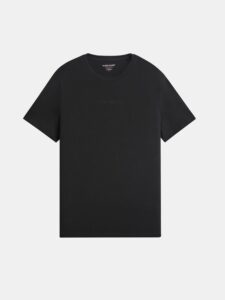 GUESS JEANS GJ SS CN OS LOGO EMB TEE ΜΠΛΟΥΖΑ ΑΝΔΡΙΚΟ | BLACK