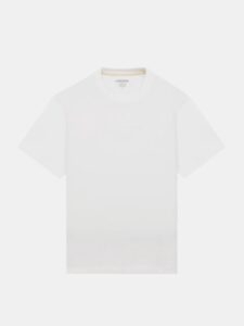 GUESS JEANS GJ SS CN OS LOGO EMB TEE ΜΠΛΟΥΖΑ ΑΝΔΡΙΚΟ | WHITE