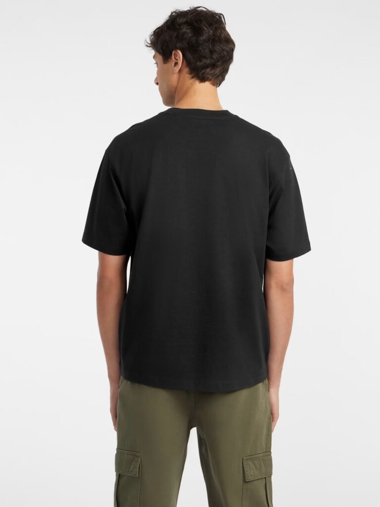 GUESS JEANS GJ SS CN OS MINI TRIANGLE TEE ΜΠΛΟΥΖΑ ΑΝΔΡΙΚΟ | BLACK