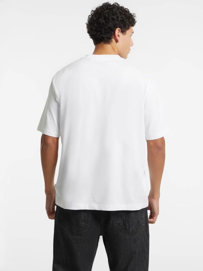 GUESS JEANS GJ SS CN OS MINI TRIANGLE TEE ΜΠΛΟΥΖΑ ΑΝΔΡΙΚΟ | WHITE