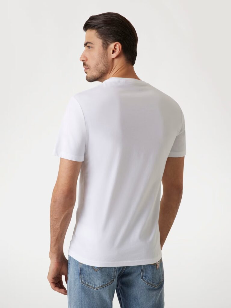 GUESS SS CN TRIANGLE TEE ΜΠΛΟΥΖΑ ΑΝΔΡΙΚΟ | WHITE