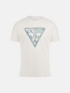 GUESS SS CN TRIANGLE TEE ΜΠΛΟΥΖΑ ΑΝΔΡΙΚΟ | WHITE