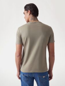 GUESS SS CN TRIANGLE TEE ΜΠΛΟΥΖΑ ΑΝΔΡΙΚΟ | KHAKI