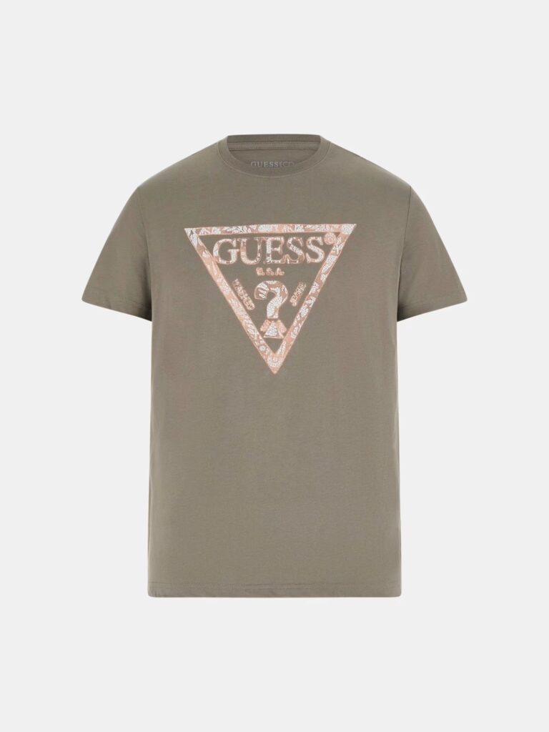 GUESS SS CN TRIANGLE TEE ΜΠΛΟΥΖΑ ΑΝΔΡΙΚΟ | KHAKI