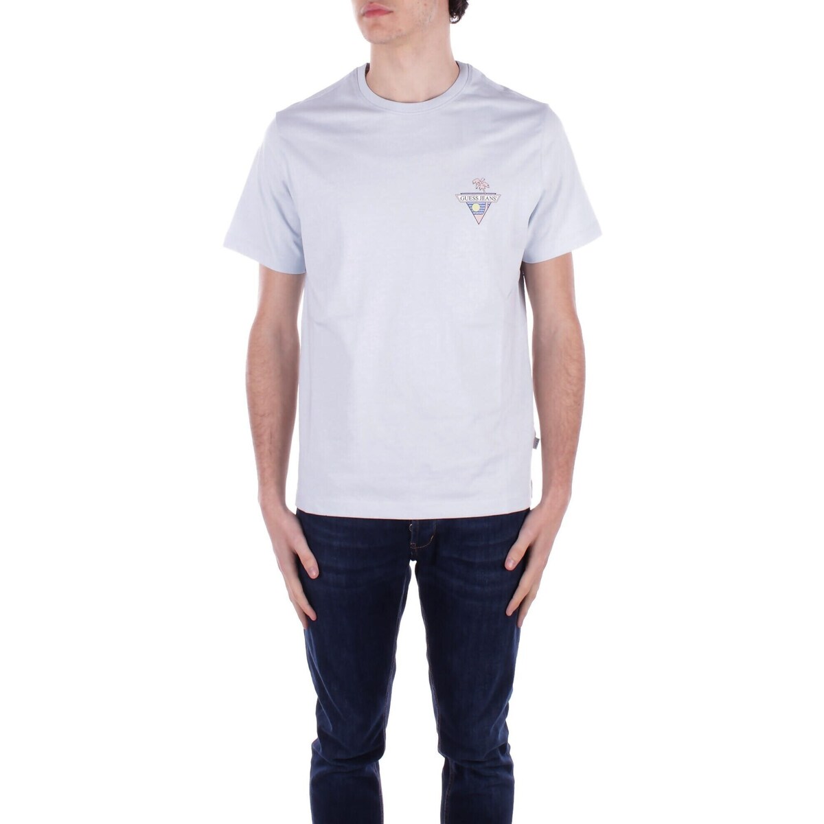 GUESS JEANS GJ SS CN BOXY EMBRO LOGO TEE ΜΠΛΟΥΖΑ ΓΥΝΑΙΚΕΙΟ | BLACK