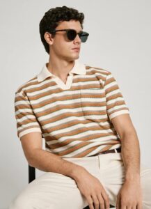 PEPE JEANS DROP 3B LAMAR ΠΛΕΚΤΟ ΑΝΔΡΙΚΟ | OFF WHITE