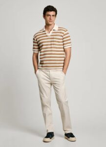 PEPE JEANS DROP 3B LAMAR ΠΛΕΚΤΟ ΑΝΔΡΙΚΟ | OFF WHITE