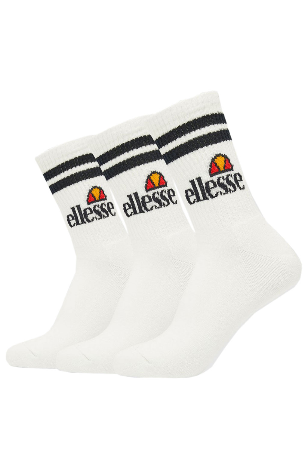 ELLESSE HERITAGE CORE PULLO 3PK SOCKS ΚΑΛΤΣΕΣ UNISEX | WHITE