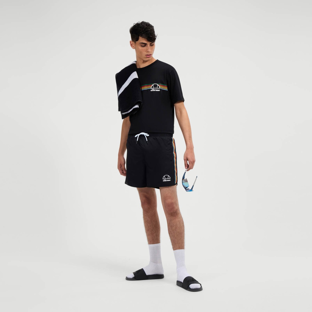 ELLESSE SH MENS FOOTWEAR LS65 SLIDE ΠΑΠΟΥΤΣΙ ΑΝΔΡΙΚΟ | BLACK