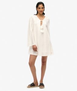 SUPERDRY D2 OVIN IBIZA LACE MINI DRESS ΦΟΡΕΜΑ ΓΥΝΑΙΚΕΙΟ | OFF WHITE