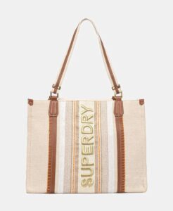 SUPERDRY D2 SDNA LEATHER LUXE TOTE ΤΣΑΝΤΑ ΓΥΝΑΙΚΕΙΟ | LIGHT BROWN
