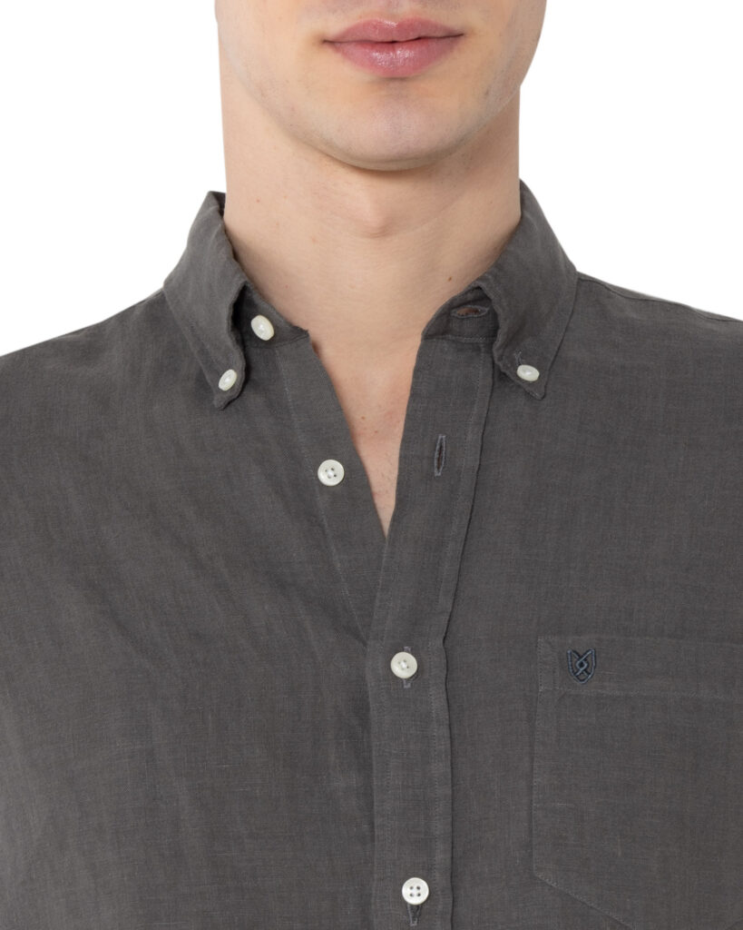 THE BOSTONIANS ΠΟΥΚΑΜΙΣΟ ΛΙΝΟ REGULAR FIT 3AAP2412-70 | DARK GREY