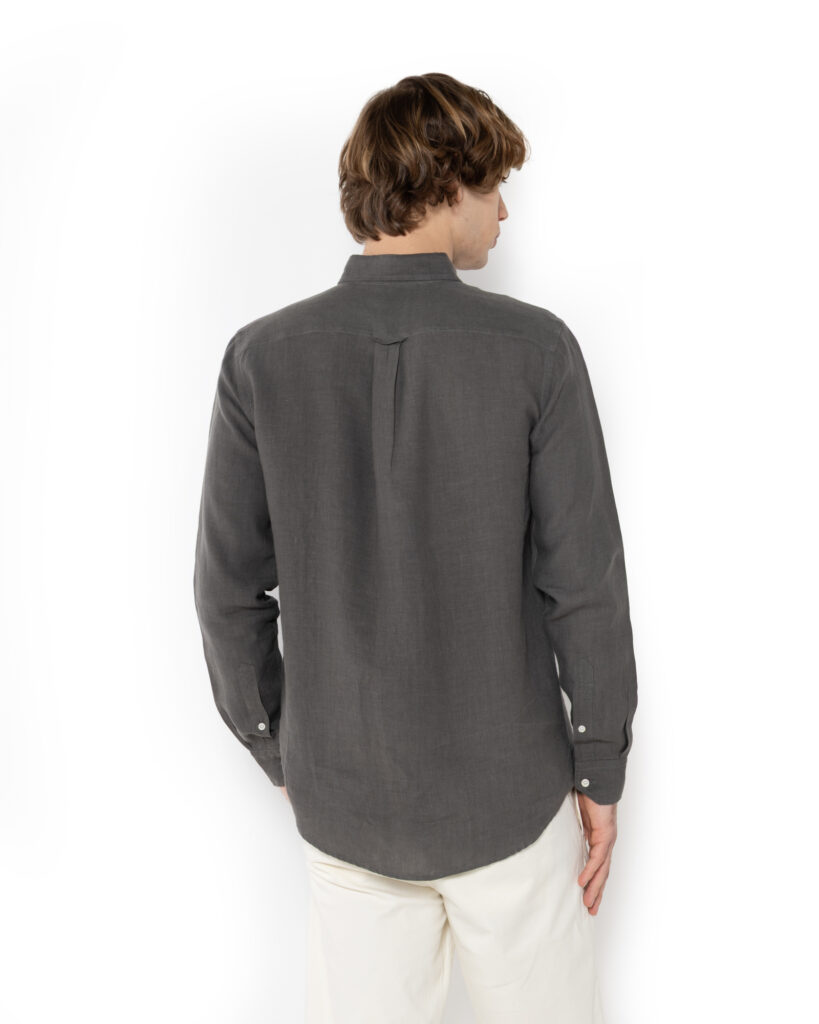 THE BOSTONIANS ΠΟΥΚΑΜΙΣΟ ΛΙΝΟ REGULAR FIT 3AAP2412-70 | DARK GREY