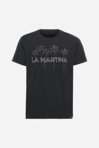 LA MARTINA ΜΠΛΟΥΖΑ T-SHIRT 3LMMAR311-70 | BLACK