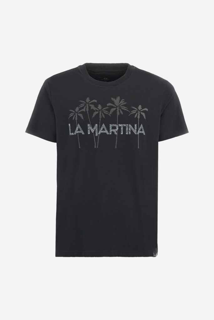 LA MARTINA ΜΠΛΟΥΖΑ T-SHIRT 3LMMAR311-70 | BLACK