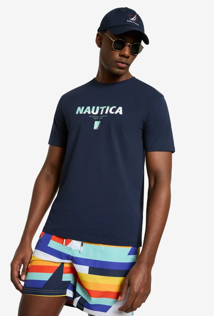NAUTICA ΜΠΛΟΥΖΑ T-SHIRT ΚΜ 3NCN1R02896-70 | DARK BLUE