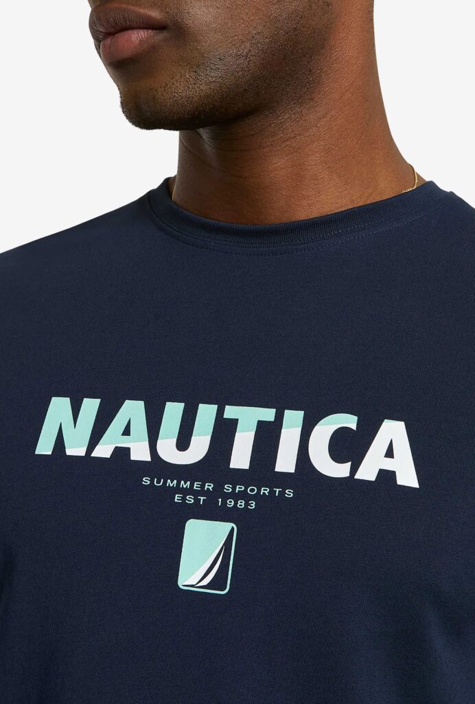 NAUTICA ΜΠΛΟΥΖΑ T-SHIRT ΚΜ 3NCN1R02896-70 | DARK BLUE