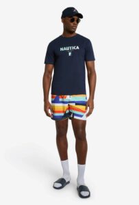 NAUTICA ΜΠΛΟΥΖΑ T-SHIRT ΚΜ 3NCN1R02896-70 | DARK BLUE