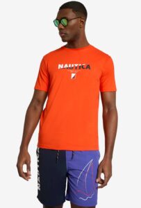 NAUTICA ΜΠΛΟΥΖΑ T-SHIRT ΚΜ 3NCN1R02896-70 | RED