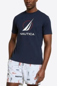 NAUTICA ΜΠΛΟΥΖΑ T-SHIRT 3NCN1R02902-70 | DARK BLUE