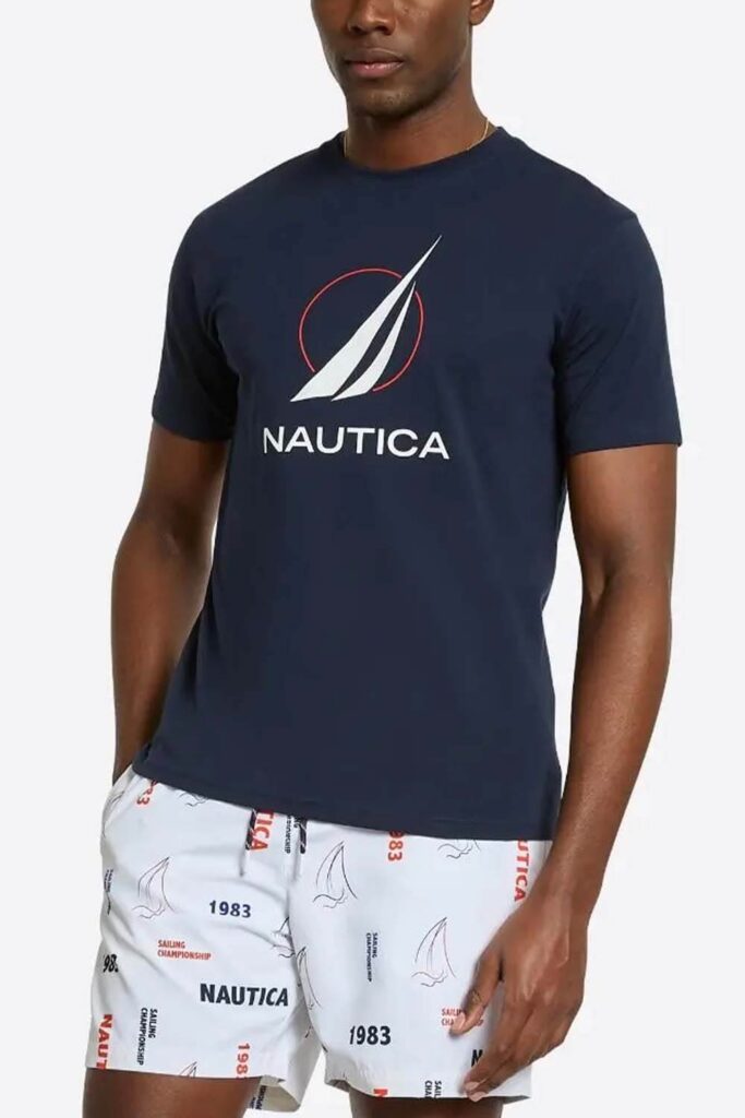 NAUTICA ΜΠΛΟΥΖΑ T-SHIRT 3NCN1R02902-70 | DARK BLUE