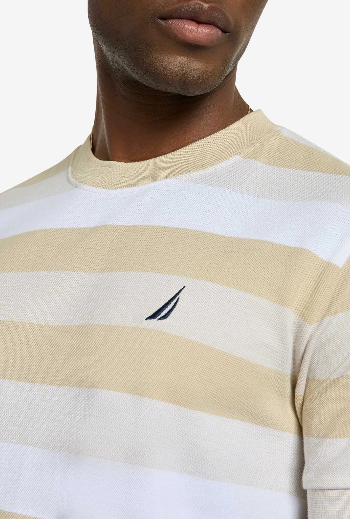 THE BOSTONIANS ΜΠΛΟΥΖΑ T-SHIRT PIQUE TECH  3TS1297-70 | KHAKI