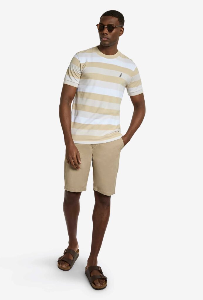 NAUTICA ΜΠΛΟΥΖΑ T-SHIRT ΚΜ 3NCN1R02941-70 | BEIGE