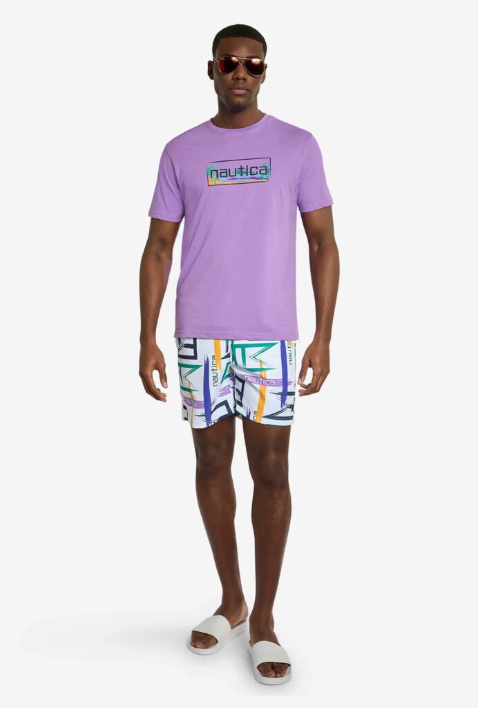 NAUTICA ΜΠΛΟΥΖΑ T-SHIRT 3NCN1R02955-70 | PURPLE