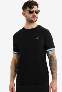 NAUTICA ΜΠΛΟΥΖΑ T-SHIRT ΚΜ 3NCN1R02971-70 | BLACK