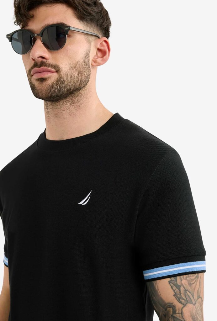 NAUTICA ΜΠΛΟΥΖΑ T-SHIRT ΚΜ 3NCN1R02971-70 | BLACK