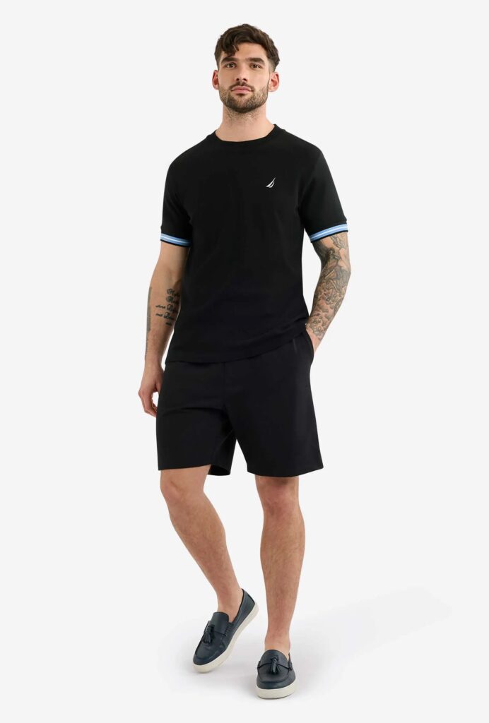 NAUTICA ΜΠΛΟΥΖΑ T-SHIRT ΚΜ 3NCN1R02971-70 | BLACK